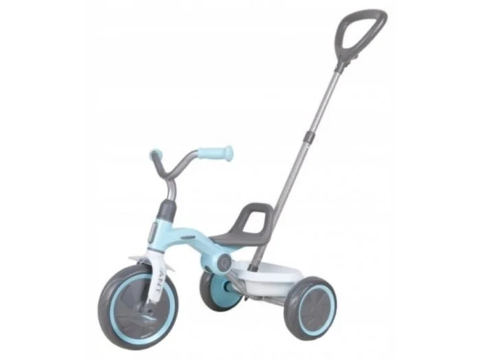 Велосипед складаний триколісний дитячий із батьківською ручкою Ant+ LightBlue (7290115246063) - Зображення 1