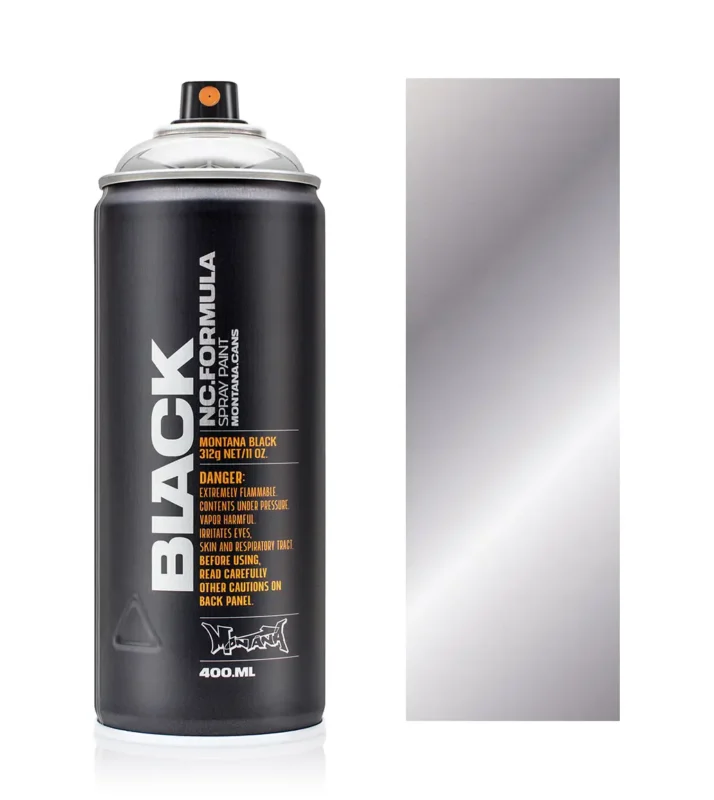 Фарба Montana BLK Срібний хром (Silverchrome) 400 мл