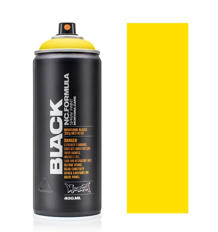 Фарба Montana BLKP1000 Жовтий (Power Yellow) 400 мл