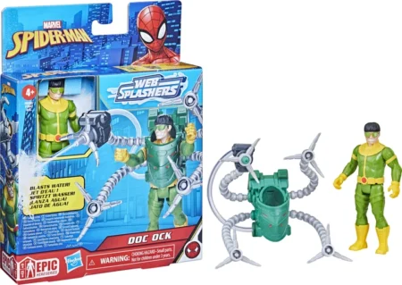 Набір іграшковий фігурка Веб сплешерс з аксесуаром, серія  Людина-павук , в асортименті (F8294 SPD 4IN DLX WATER WEBS CLASSIC SPIDERMAN)