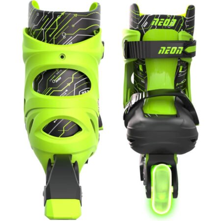 Роликові ковзани Neon Inline, розмір 30-33, зелений - Зображення 3