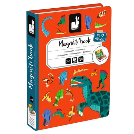 Магнитна книга Janod Динозаври J02590