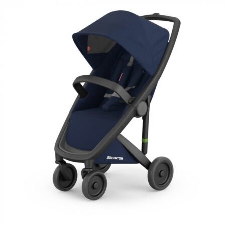 Прогулянкова коляска Greentom Classic Blue-Black