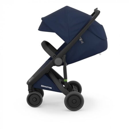 Прогулянкова коляска Greentom Classic Blue-Black - Зображення 3