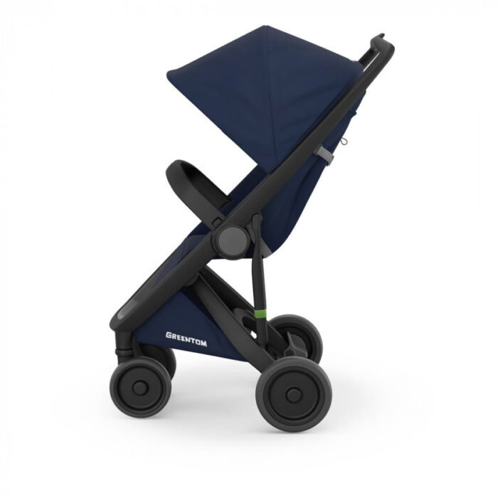 Прогулянкова коляска Greentom Classic Blue-Black - Зображення 2