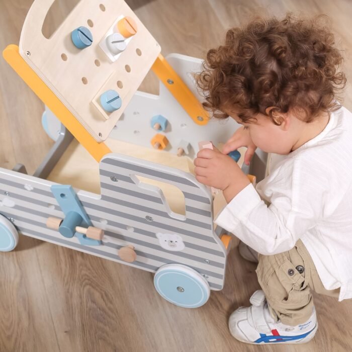Дерев'яна машинка з інструментами Viga Toys PolarB (44066) - Зображення 2