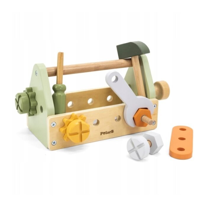 Дерев'яний ігровий набір Viga Toys PolarB Ящик з інструментами (44229) - Зображення 1