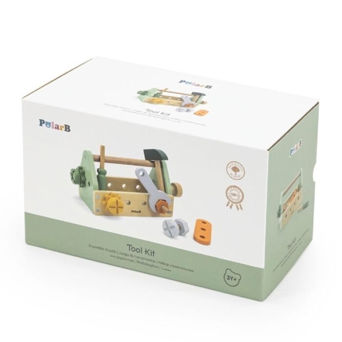 Дерев'яний ігровий набір Viga Toys PolarB Ящик з інструментами (44229) - Зображення 2