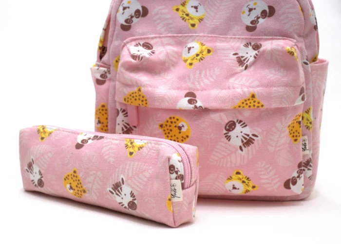 Набір рюкзак + пенал - Yuko.B Le Carnaval de la Jungle - Rose - Зображення 2