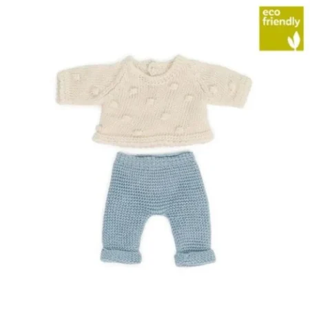 Комплект кофта со штанишками для кукол Miniland 21 см