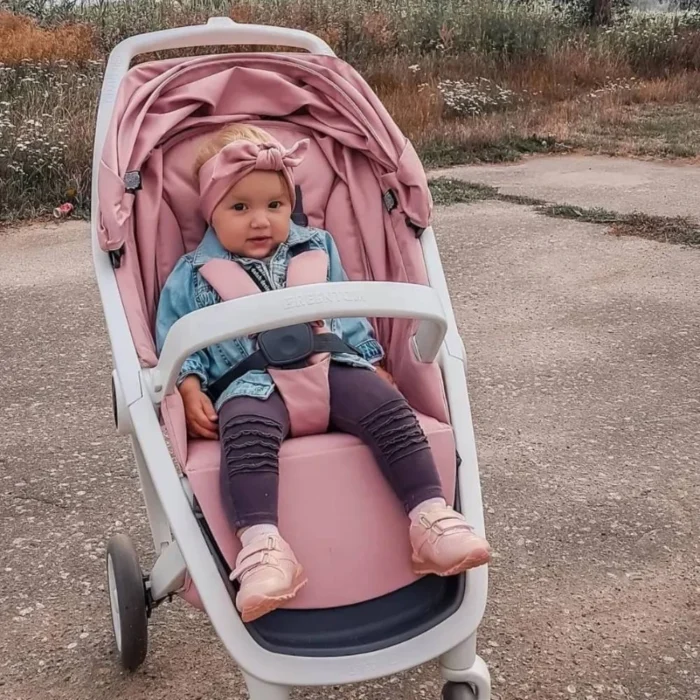 Прогулянкова коляска Greentom Classic Blossom-White - Зображення 6