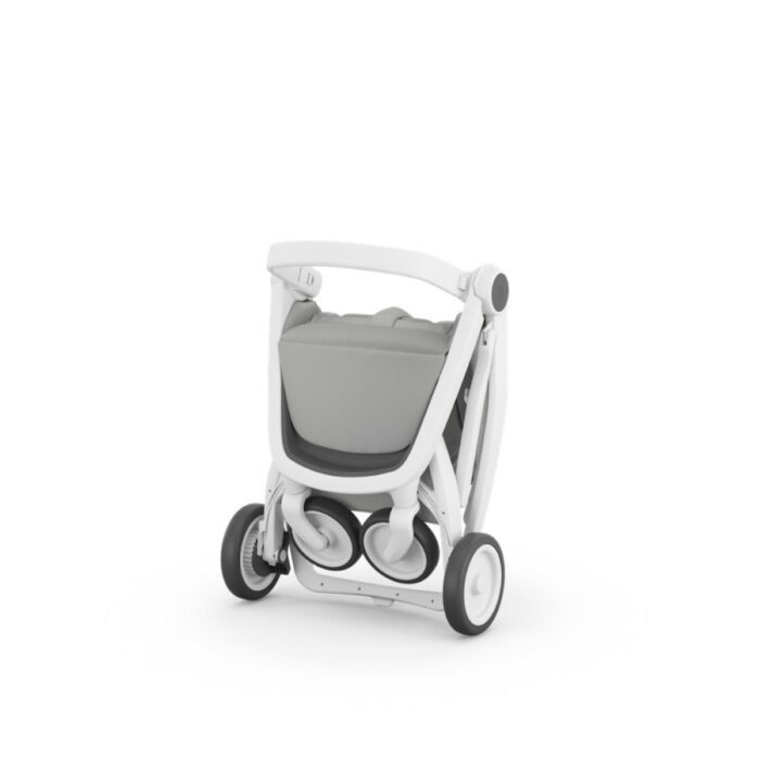 Прогулянкова коляска Greentom Classic Grey-White - Зображення 4
