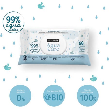 Гігієнічні серветки, 60 шт., Suavinex (8426420085328) - Зображення 2
