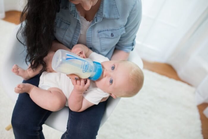 Антиколікова пляшечка для годування Option+ з широким горлечком, 270 мл, колір блакитний ,2 шт. в упаковці - Зображення 3