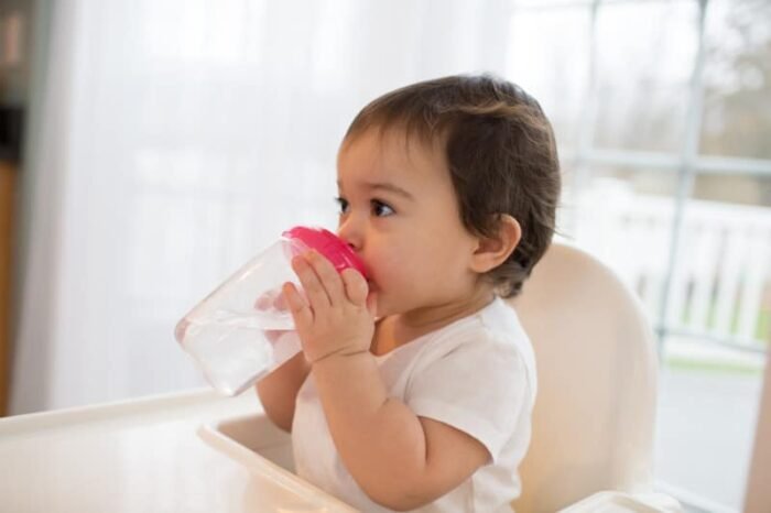 Чашка - поїльник з твердим носиком Бульдог, колір рожевий, 12+ місяців, 350 мл - Зображення 3