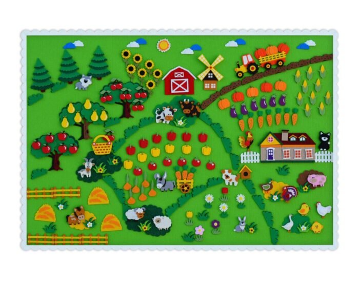 Ігровий килимок Wonderwall® “Ферма” 145x100 см - Зображення 1