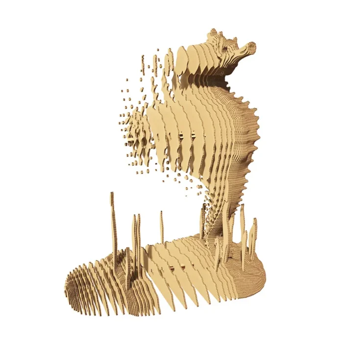 Картонний конструктор  Cartonic 3D Puzzle SEAHORSE - Зображення 4