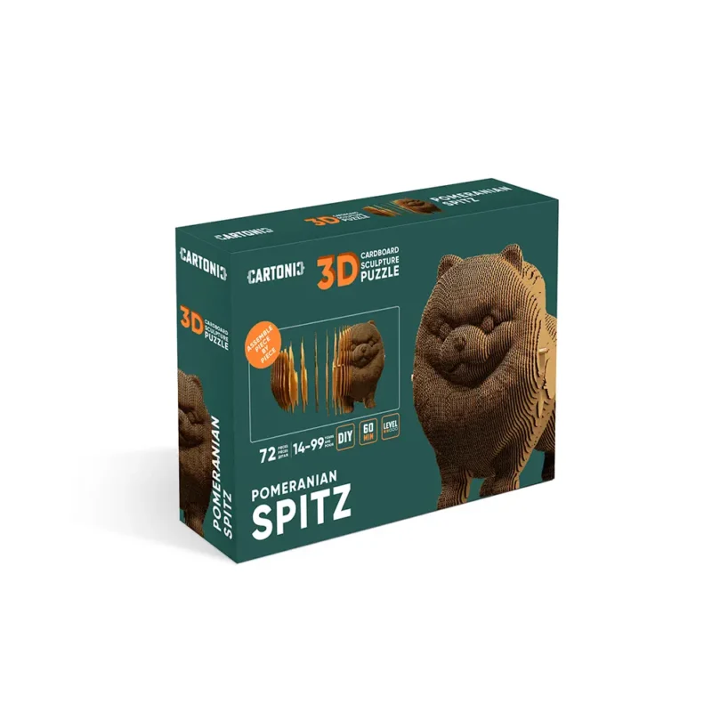 Картонний конструктор  Cartonic 3D Puzzle Pomeranian spitz