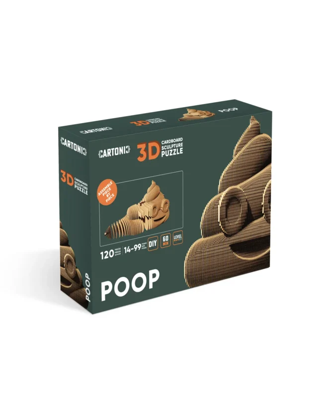Картонний конструктор  Cartonic 3D Puzzle POOP