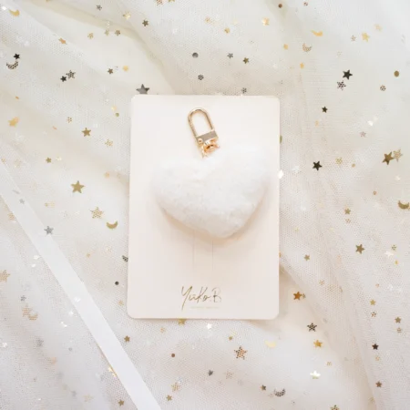 Брелок з помпоном Yuko.B - Beige