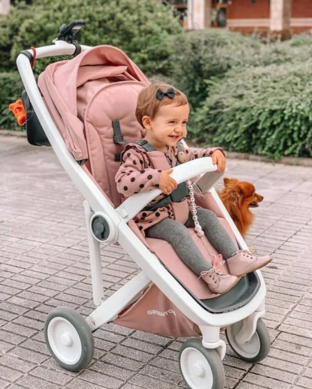 Прогулянкова коляска Greentom Classic Blossom-White - Зображення 7