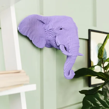 Картонний настінний конструктор  Cartonic 3D Puzzle ELEPHANT - Зображення 4