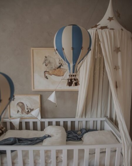 Повітряна куля - Decorative Balloon size S - BEIGE / MARINE BLUE - Зображення 3
