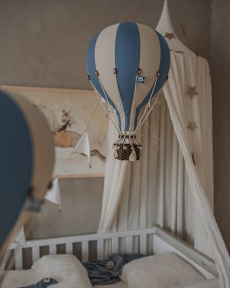 Повітряна куля - Decorative Balloon size M - BEIGE / MARINE BLUE - Зображення 2