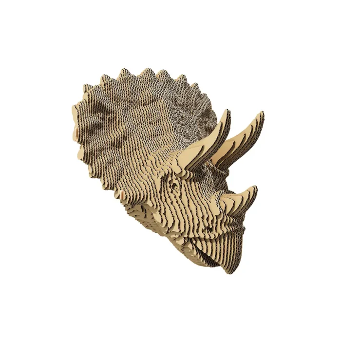 Картонний настінний конструктор  Cartonic 3D Puzzle TRICERATOPS - Зображення 2