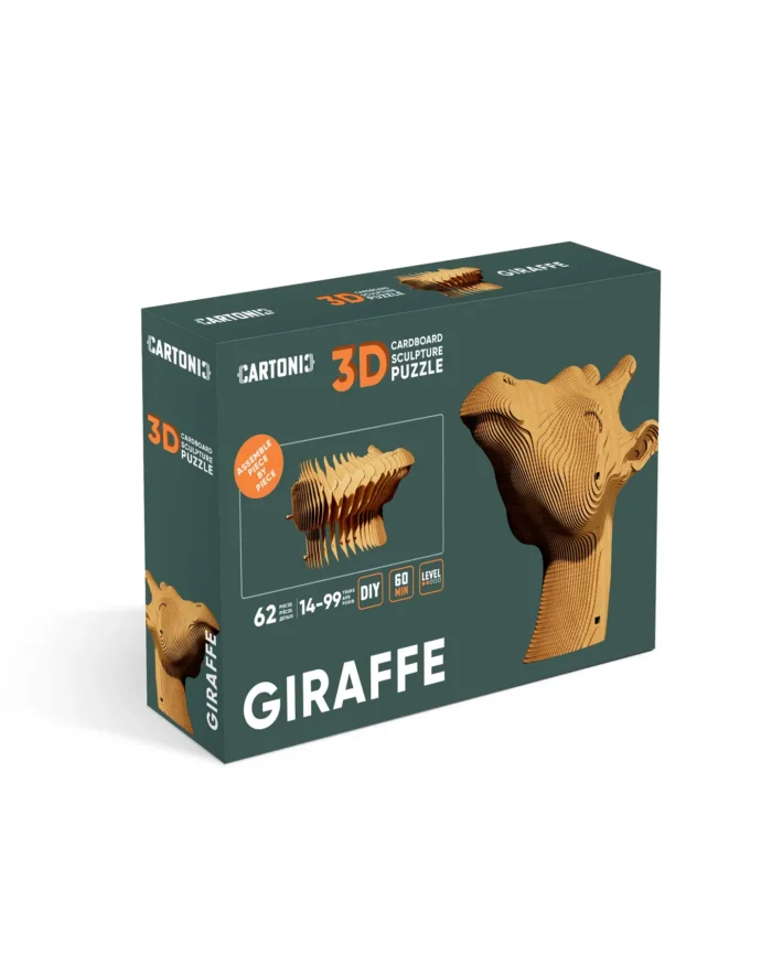 Картонний конструктор  Cartonic 3D Puzzle GIRAFFE - Зображення 1