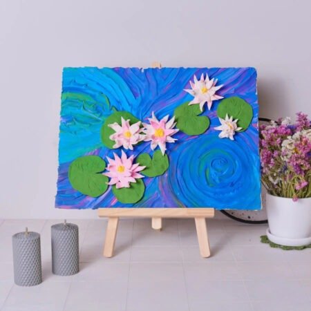 Набір для створення об'ємної картини  Водяні лілії  ТМ ОКТО 30 40 см - Зображення 4