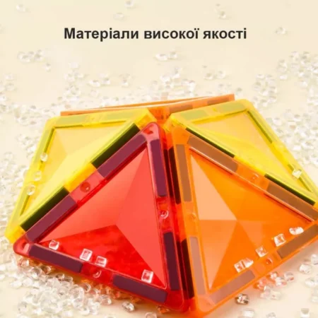 Конструктор на магнітах COLORFUL TILES 100PCS - Зображення 2