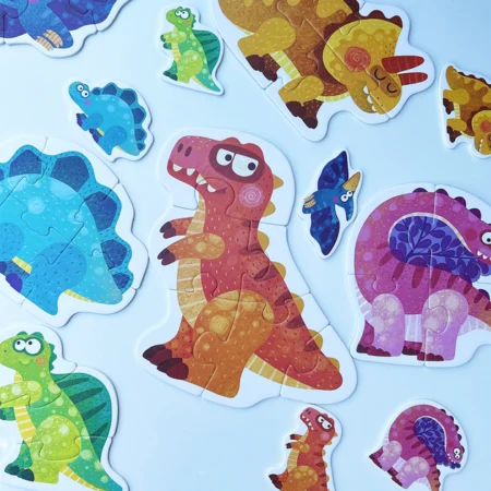 Мій перший пазл Динозаврики - Зображення 3