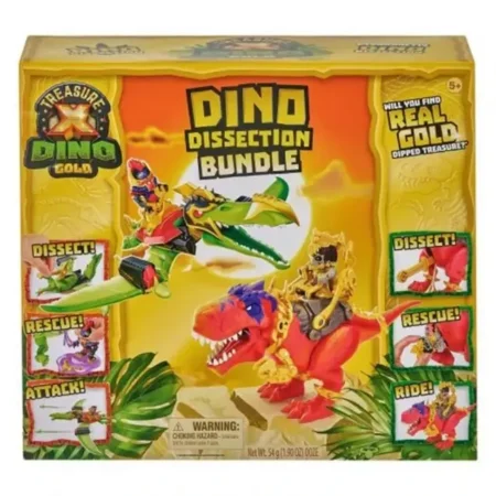 Динозавр та Птеродактиль зі скарбами Dino Gold (золото динозаврів). Ігровий набір ТМ  Treasure X