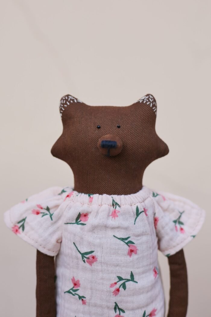 Аксесуар для ведмедика Philomena Kloss - Маленька персикова сукня - Зображення 2