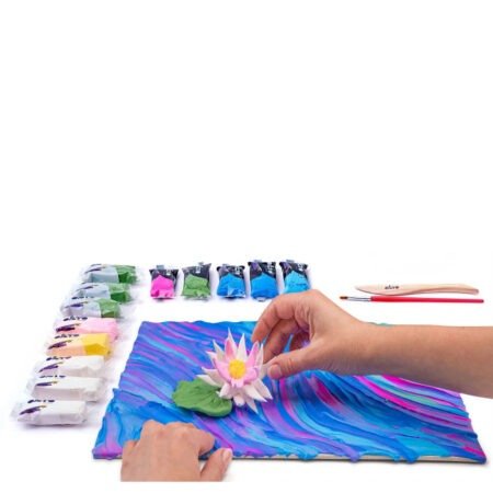 Набір для створення об'ємної картини  Водяні лілії  ТМ ОКТО 30 40 см - Зображення 3