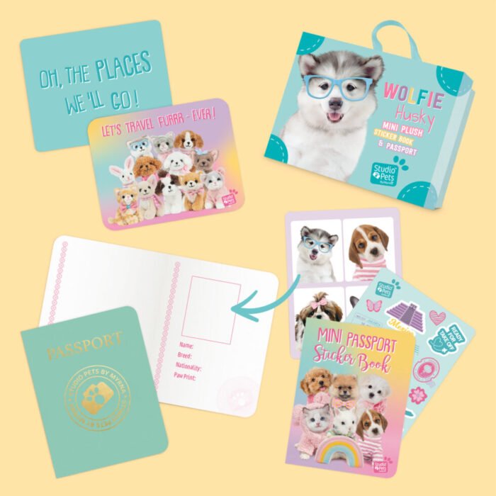 М'яка іграшка Studio pets mini husky Wolfie - Зображення 4