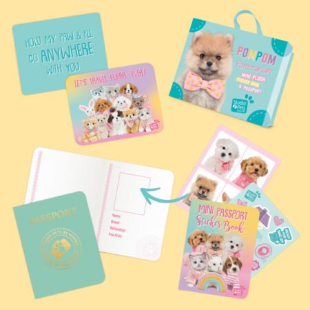 М'яка іграшка Studio pets mini pomeranian Pompom - Зображення 4