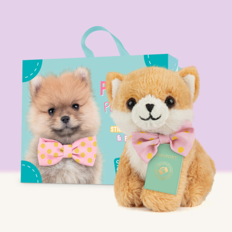 М'яка іграшка Studio pets mini pomeranian Pompom
