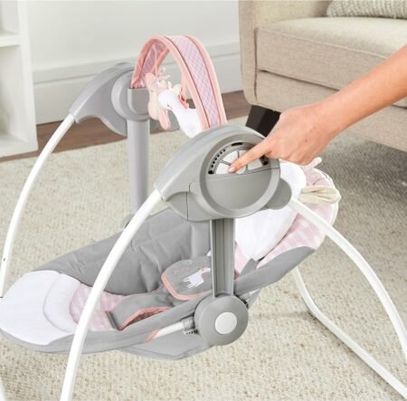 Крісло-гойдалка  Comfort2Go Portable Swing™ - Flora the Unicorn™  Ingenuity™ - Зображення 3