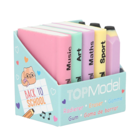Набір гумок для стирання Top Model   Eraser Set MiniSchool Books & Pencils