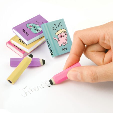 Набір гумок для стирання Top Model   Eraser Set MiniSchool Books & Pencils - Зображення 2