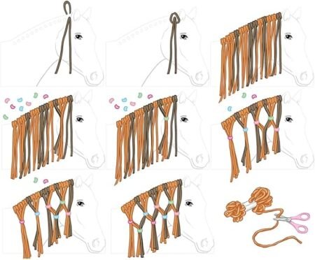 Великий альбом для творчості Miss Melody DIY Horse Mane - Зображення 4