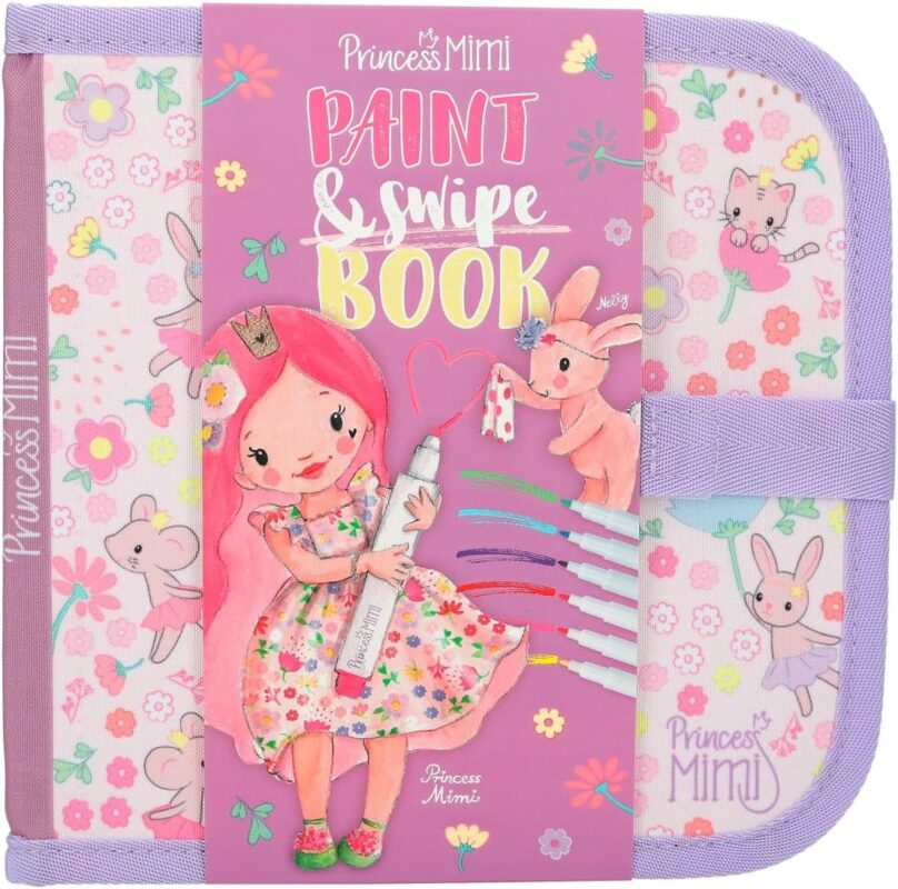 Папка для творчості Top Model  Princess Mimi Paint & Swipe Book