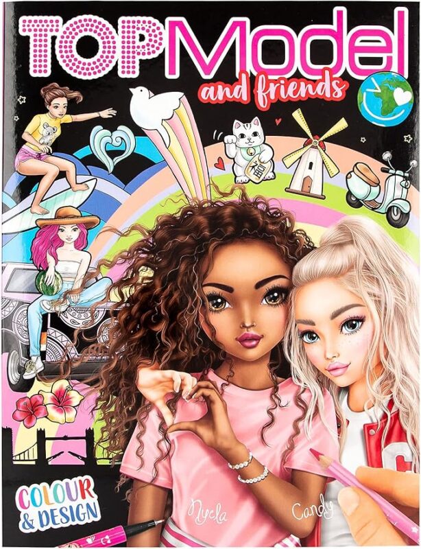 Дизайнерська розмальовка Top Model Colour & Design book