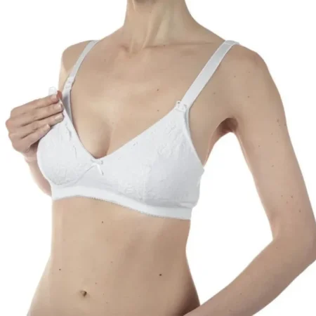 Бюстгальтер пiсляпологовий з бавовни, кол. білий, розм. 3D - Зображення 2