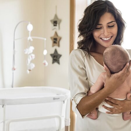 (art 4151) Amila дитяче ліжечко-люлька 2в1 BabyGO ( крем) - Зображення 4