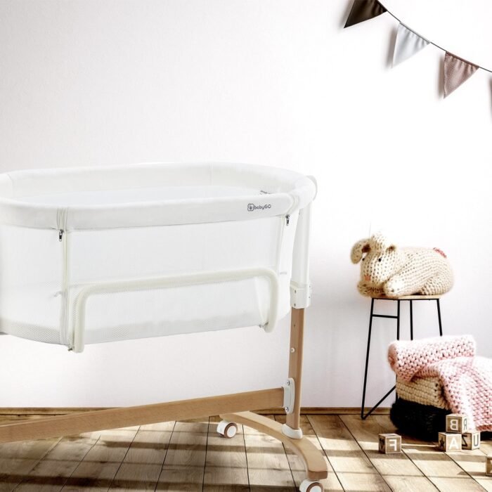 (art 4151) Amila дитяче ліжечко-люлька 2в1 BabyGO ( крем) - Зображення 2