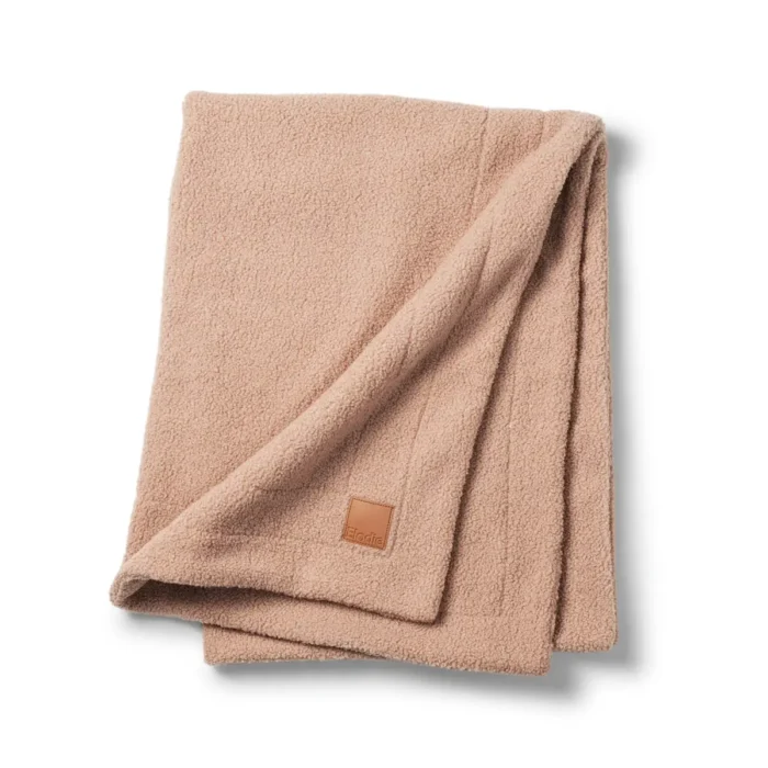 Elodie Details - Детский плед Pearl Velvet Blanket, цвет Pink Boucl - Зображення 1