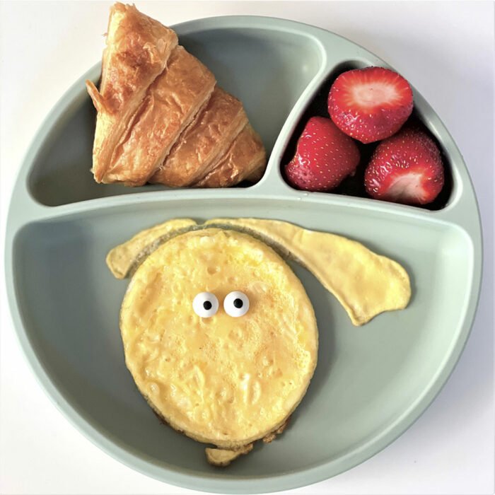 Секційна тарілка на присосці силіконова MinikOiOi Portions - River Green - Зображення 2